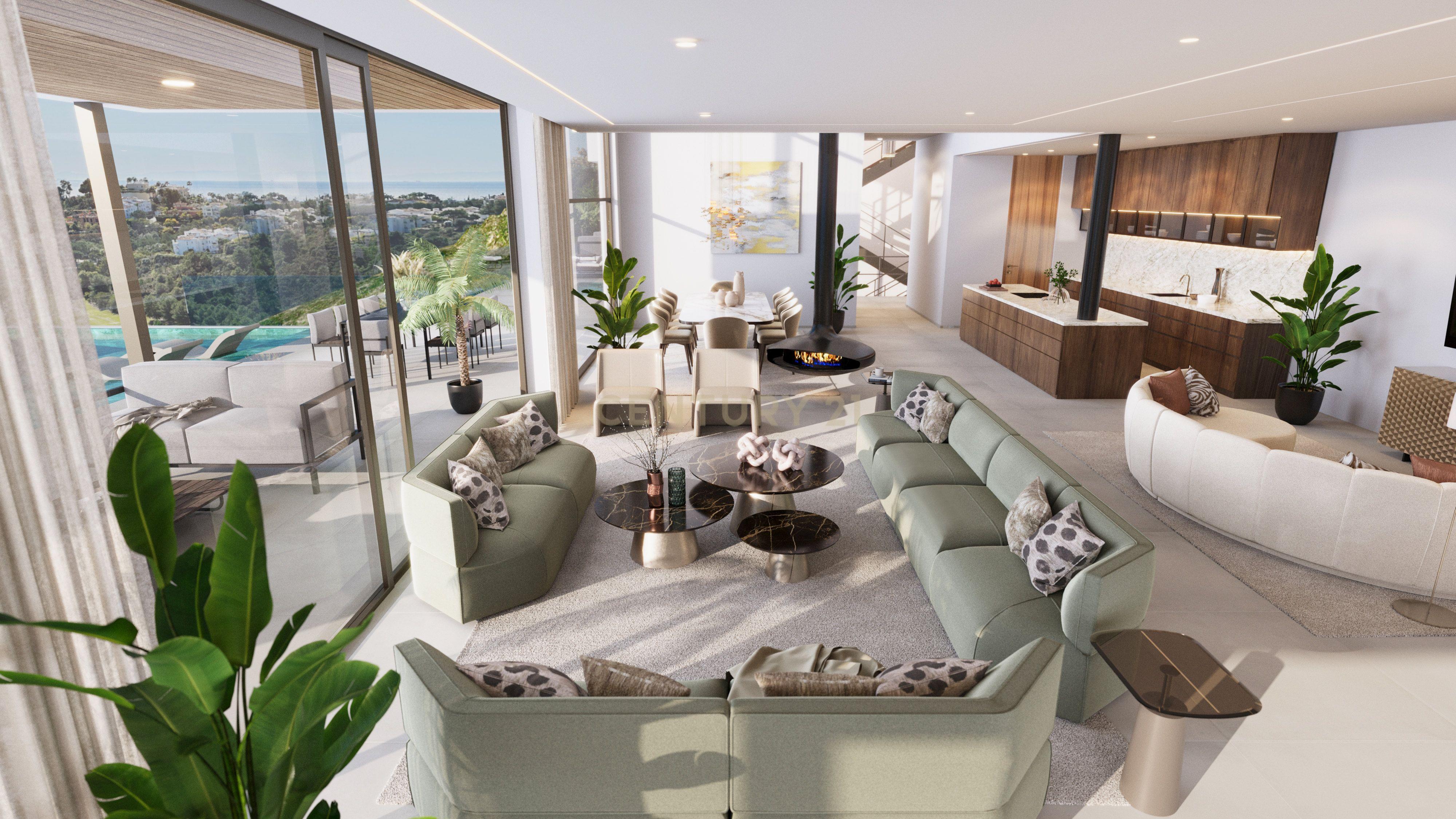 Villa Tiffany: Um Santuário Contemporâneo com Vistas Panorâmicas em El Madroñal, Benahavís - Image 8