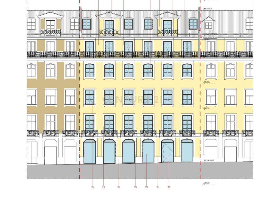 Prédio na Baixa - Projeto para Hotel 4* - 30 quartos - Image 11