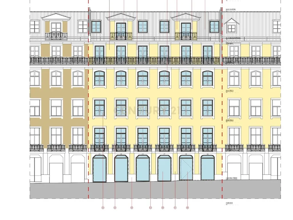 Prédio na Baixa - Projeto para Hotel 4* - 30 quartos - Image 11