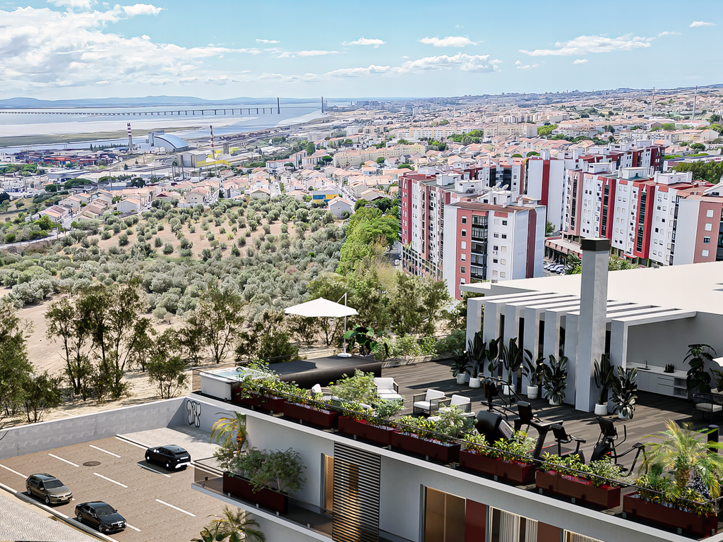 Penthouse com 4 quartos com terraço privativo e vista rio em Condomínio Fechado com Piscina – Iria Rio Residence, a apenas 15 minutos do Parque das Nações - Image 2