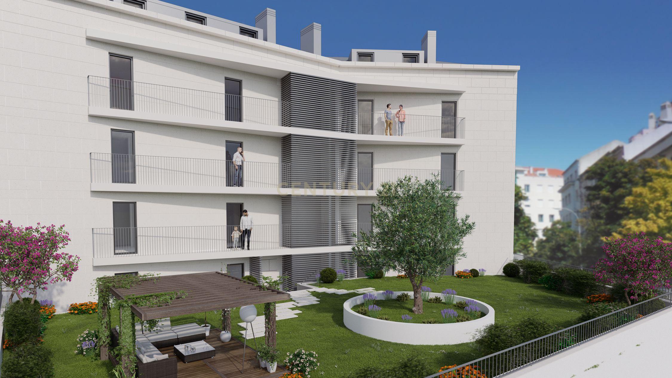 Apartamento Duplex T2, Novo, já concluído e com Licença de Utilização, à Venda em Zona Nobre e Recatada do Areeiro na Av. Madrid - Image 4