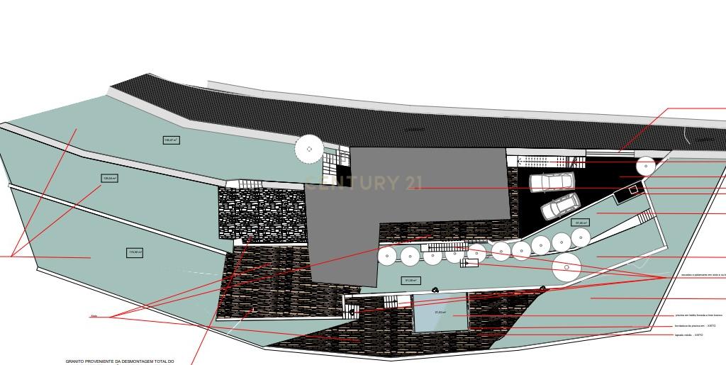 Terreno em Valdigem, com uma área total de 3.350m², oferece vistas panorâmicas sobre o Rio Douro. Tem licença para a construção de uma casa com seis quartos (T6), além de uma vasta área de terreno com vinhas antigas de categoria A. - Image 56