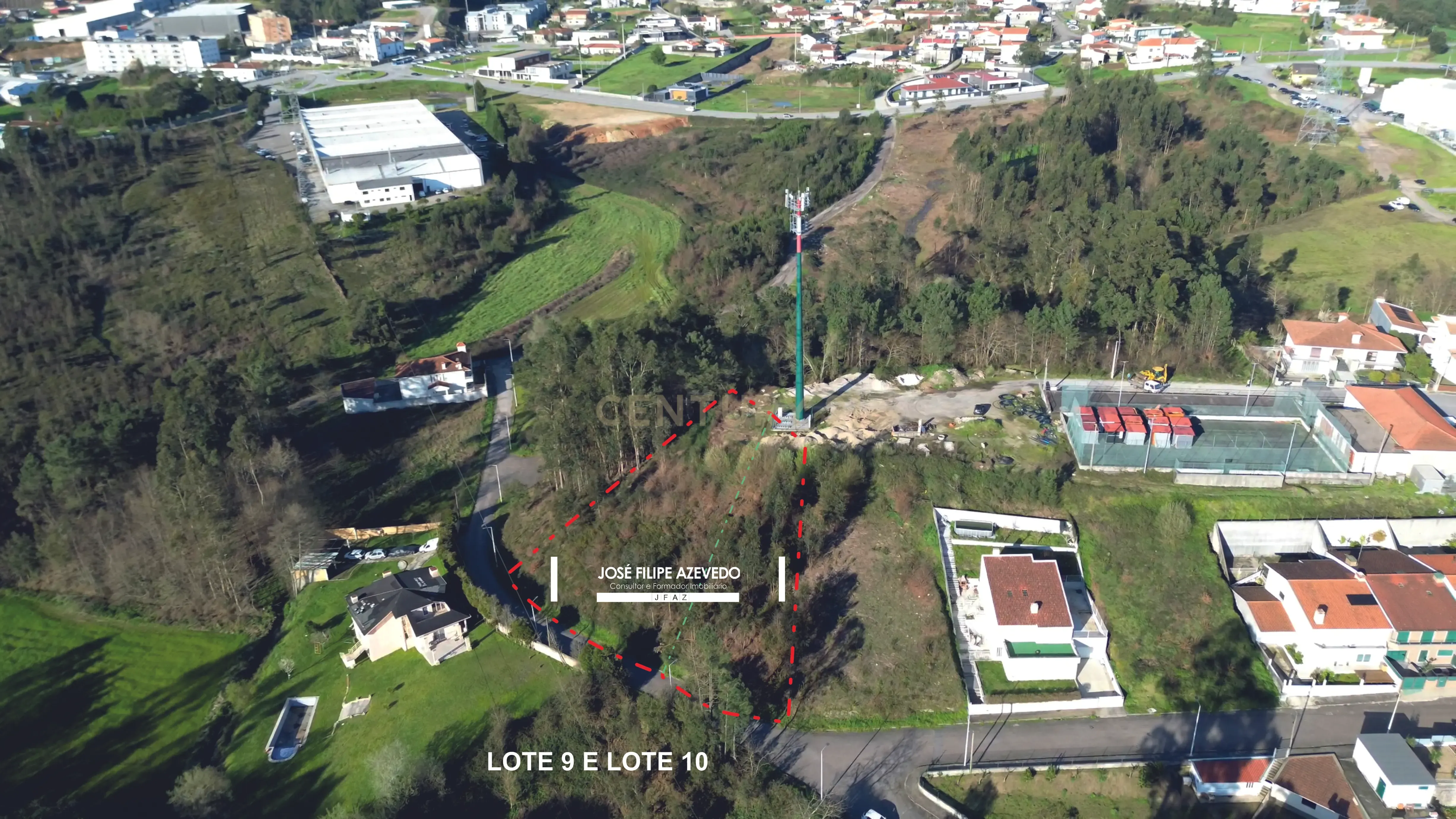 LOTES DE TERRENO PARA CONSTRUÇÃO GANDRA JUNTO AO NOVO PARQUE DA CIDADE, REPSOL, JUNTA DE FREGUESIA, GINÁSIO CHILL OUT E FACULDADE CESPU - Image 1