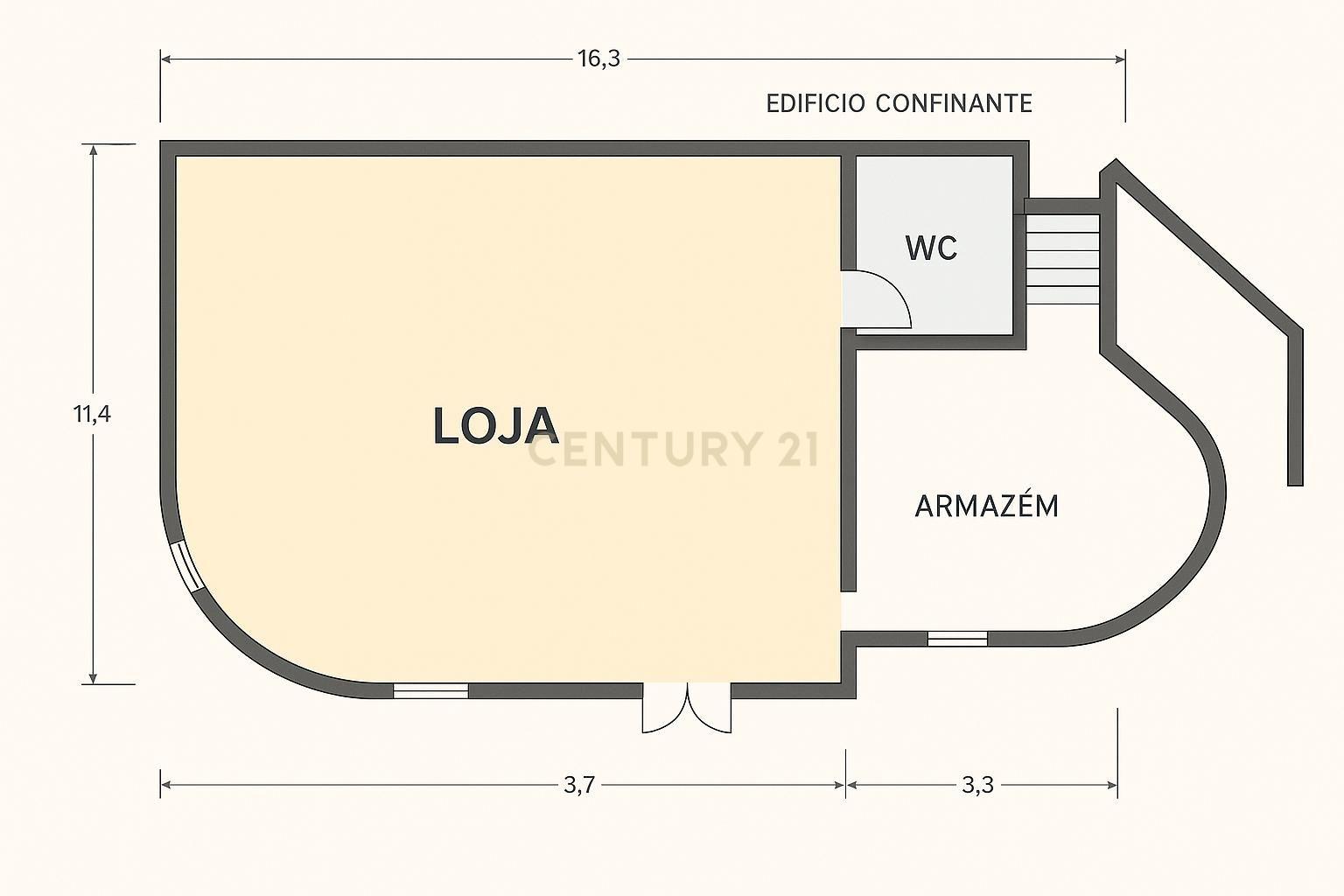 Loja/Armazém com 3 Entradas Independentes – Lisboa | 180 m² | Potencial de Conversão em Habitação - Image 2
