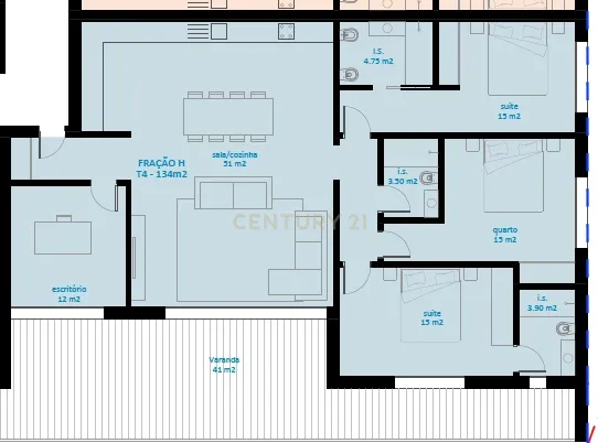Apartamento T4 com Terraço de 41 m², Vista Panorâmica e Garagem | Caldas da Rainha - Image 10