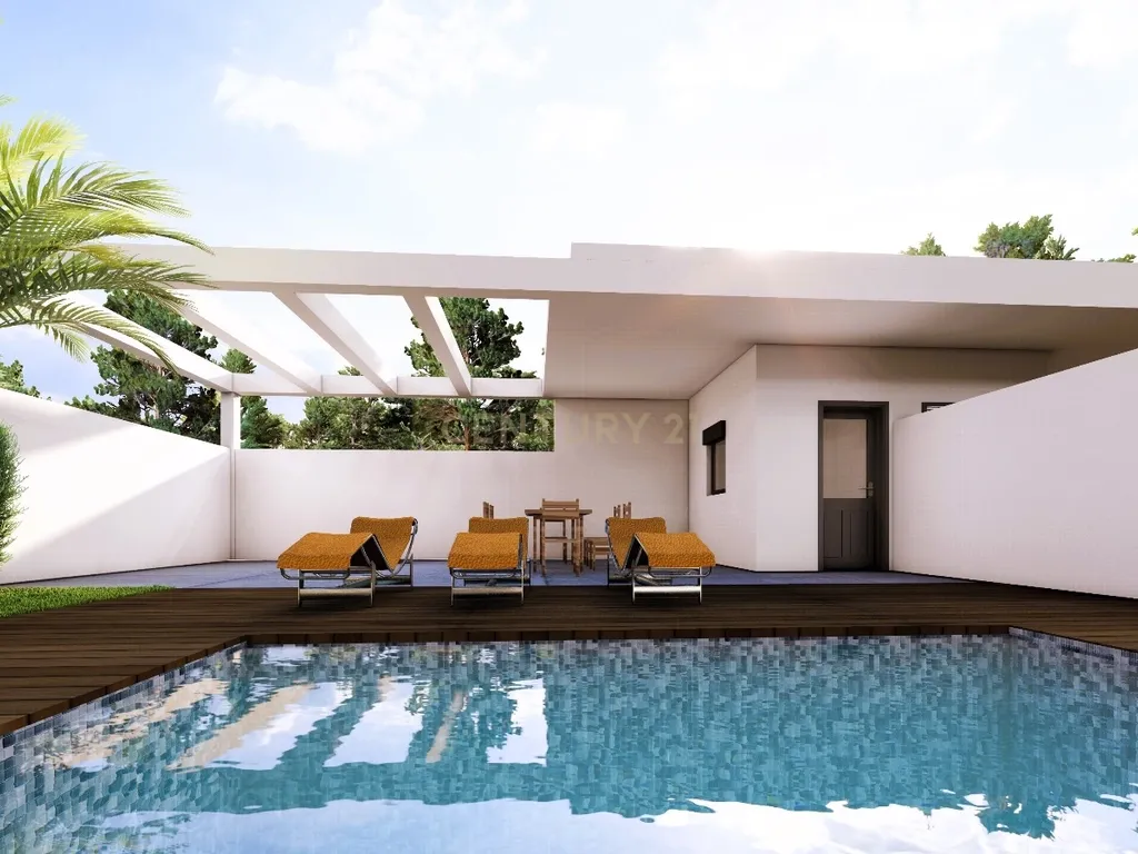 Moradia Contemporânea T4, Construção Nova, com Piscina, em Fernão Ferro. - Image 30