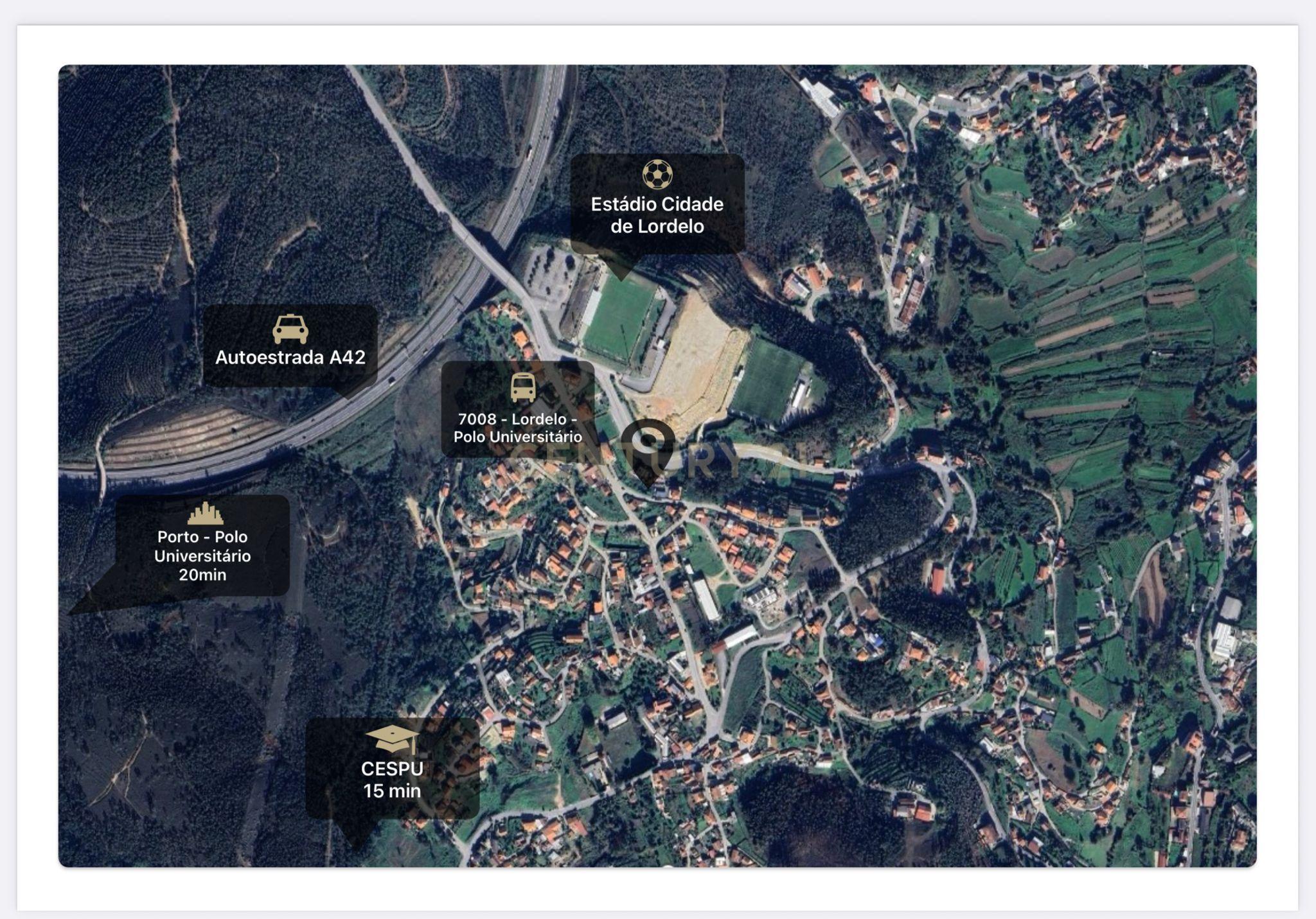 Fotografia 6 de Lote Urbano - Viabilidade de Construção de Moradia V3 de 3 frentes em Lordelo - Paredes - Porto