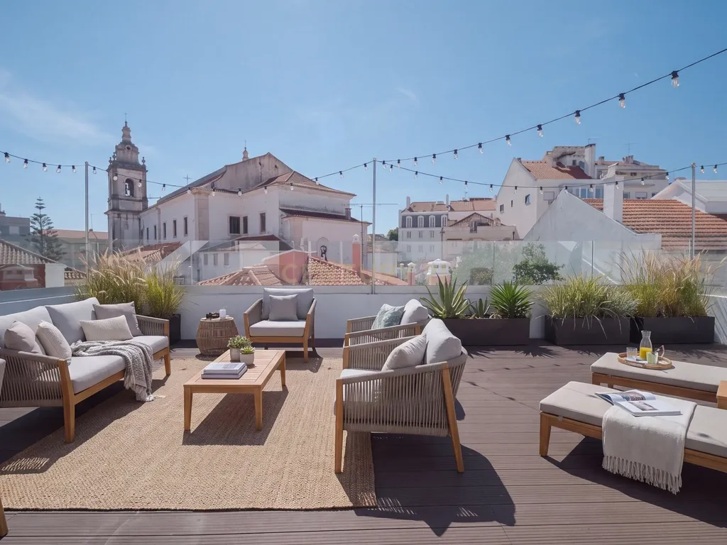 Penthouse Duplex T8 em Campo de Ourique - Lisboa - Image 1