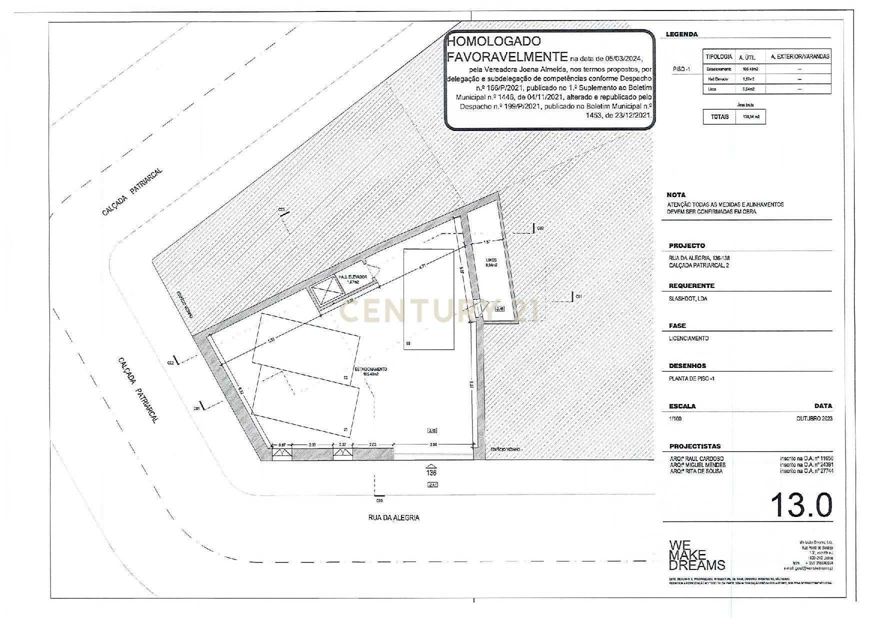 Prédio para recuperar na Rua da Alegria com projeto aprovado para 3 T3, 1 T2 e 3 lugares de garagem. - Image 7