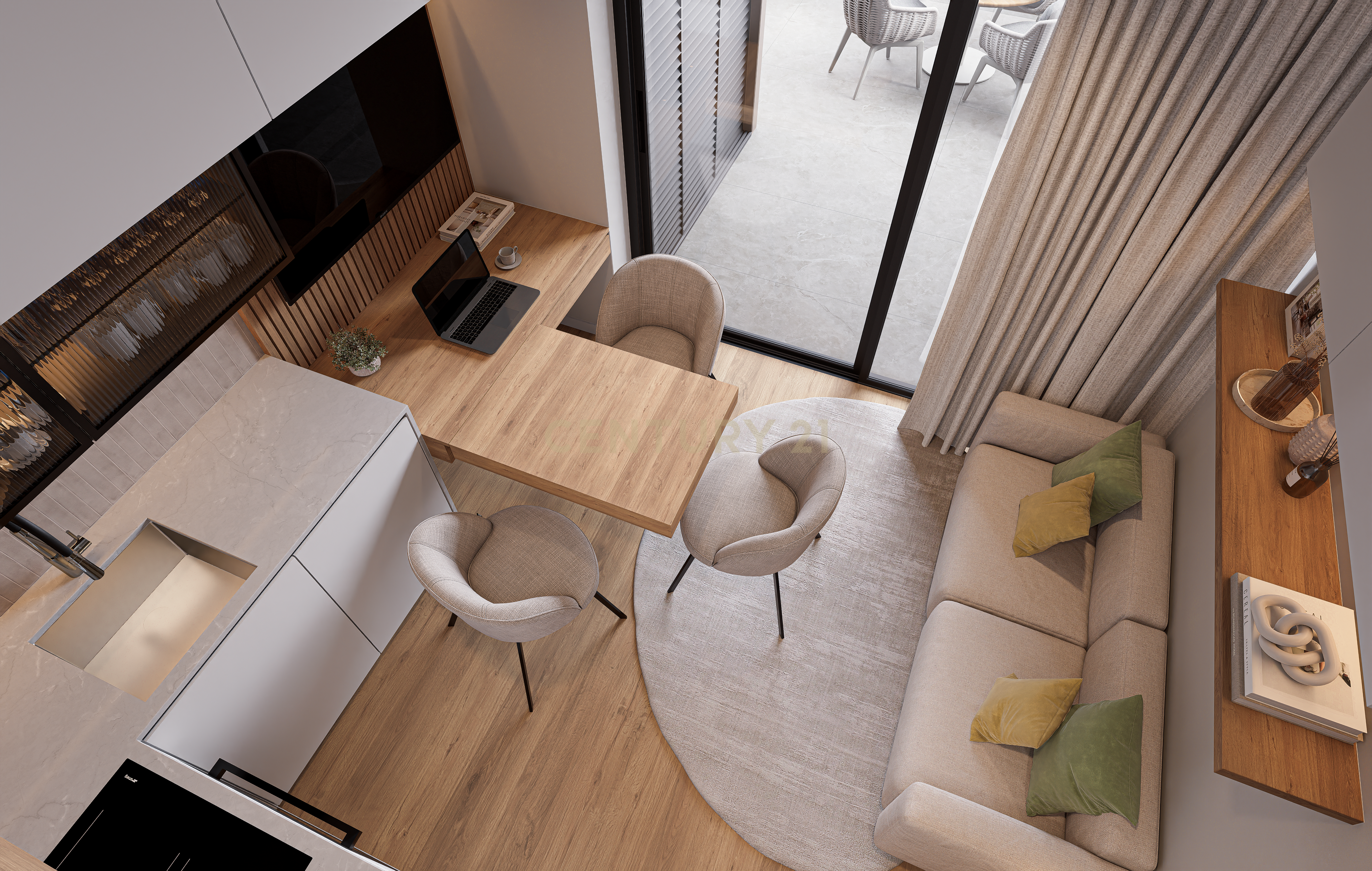 Fotografia 6 de Apartamento || T1com terraço de 35 m2 || Leiria