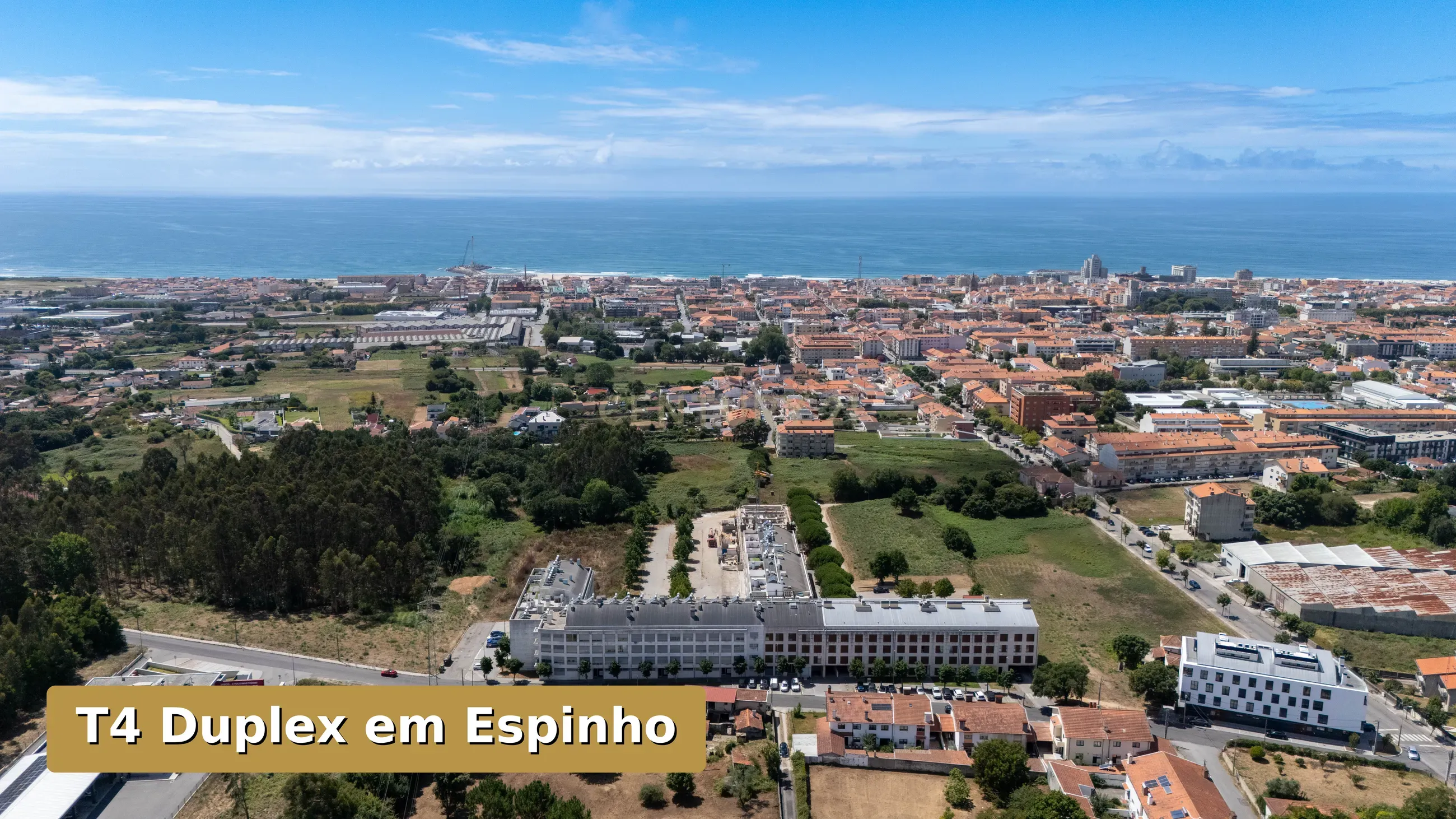 T4 Duplex com vista mar em Espinho