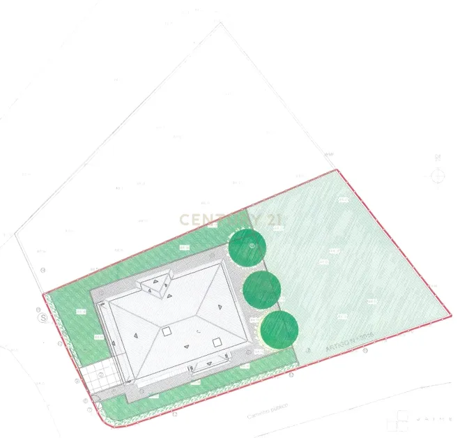 Terreno com casa em construção. - Image 1