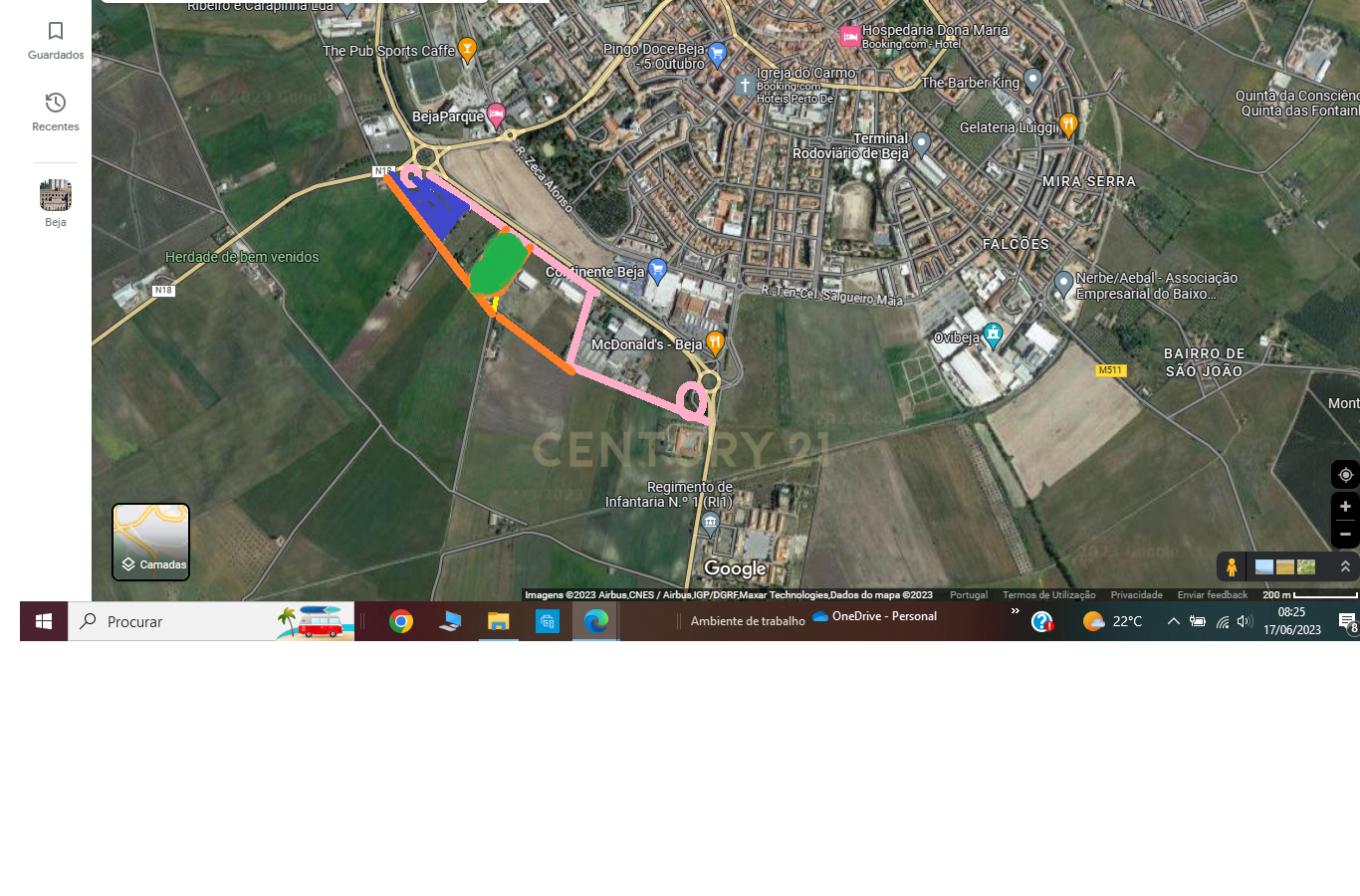 BEJA -ALENTEJO Zona privilegiada para o FUTURO da Cidade , Arrisque ser o 1º. e Ficará a ganhar DESTAQUE EM CURSO de 1 hectare . Áreas de Implantação cerca de 6000 m2 - Image 14