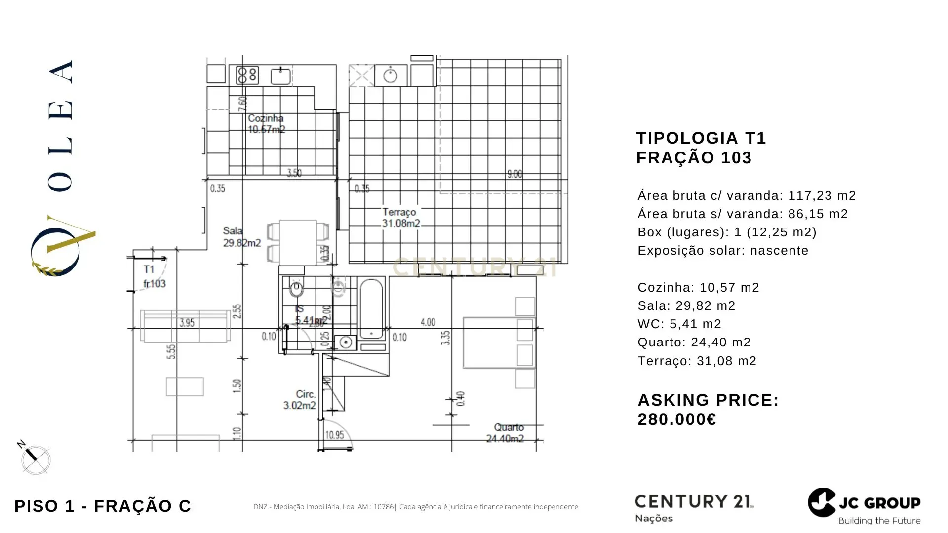 Apartamento T1- Olea Village 16 - Parque das Oliveiras, Camarate - Image 21