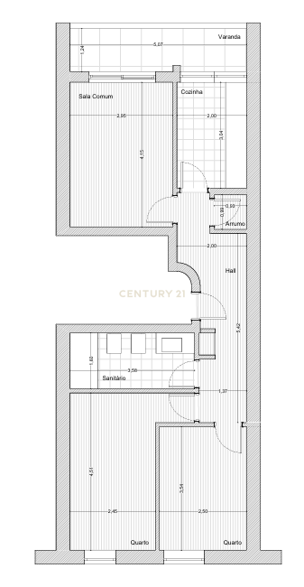 Apartamento T2 | S. Mamede de Infesta | Próximo ao HSJ | Transportes - Image 26