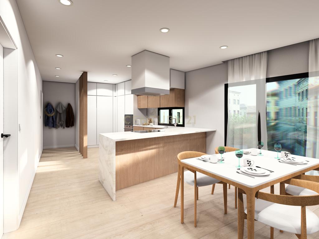 T2 com terraço e varanda - Edf. D. MARIA 17,, Cacilhas, Almada - Image 1