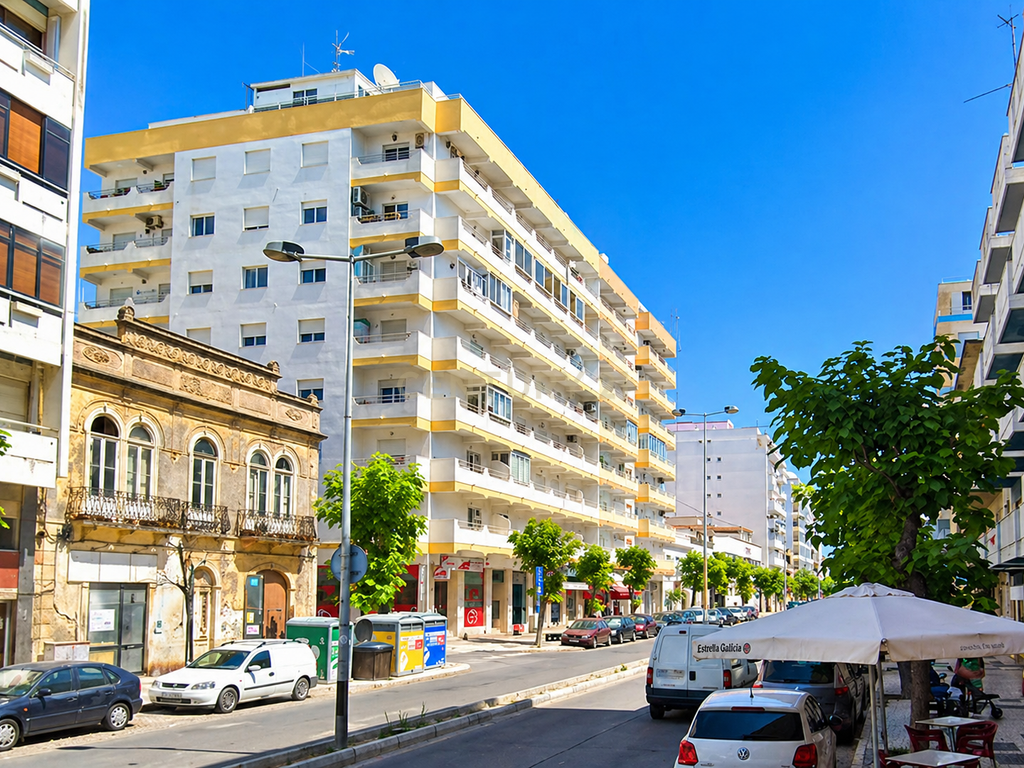 Apartamento T3 Renovado em Olhão, Faro com Vista para a Cidade - Image 1