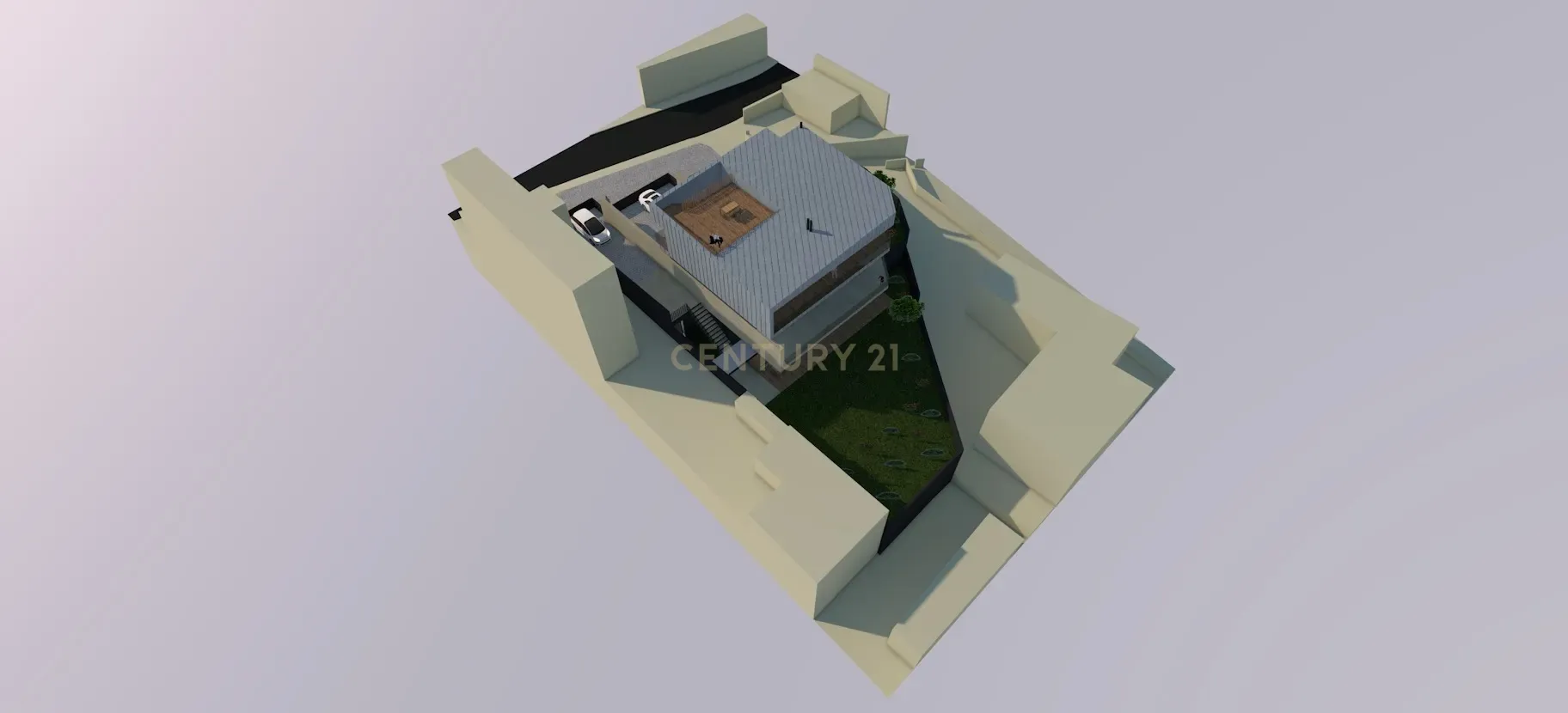 Fotografia 5 de Cascais - Alcabideche lote para construção c/projeto aprovado para 1 - T2 e 2 - T3