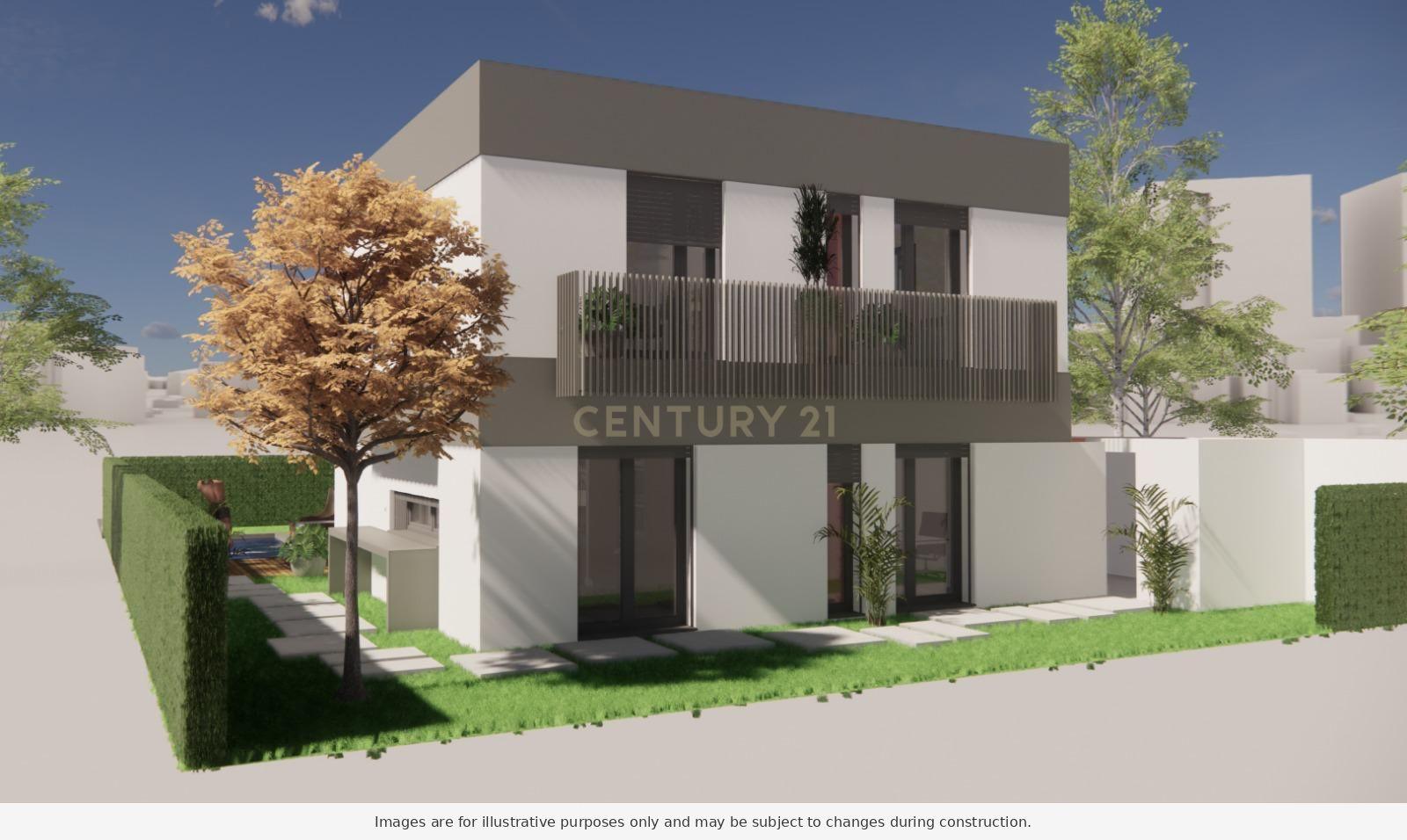 Fotografia 3 de Villa 140 | Moradia com Projeto de Arquitetura Contemporânea, Piscina e Jardim Privativo, em Construção na Aroeira