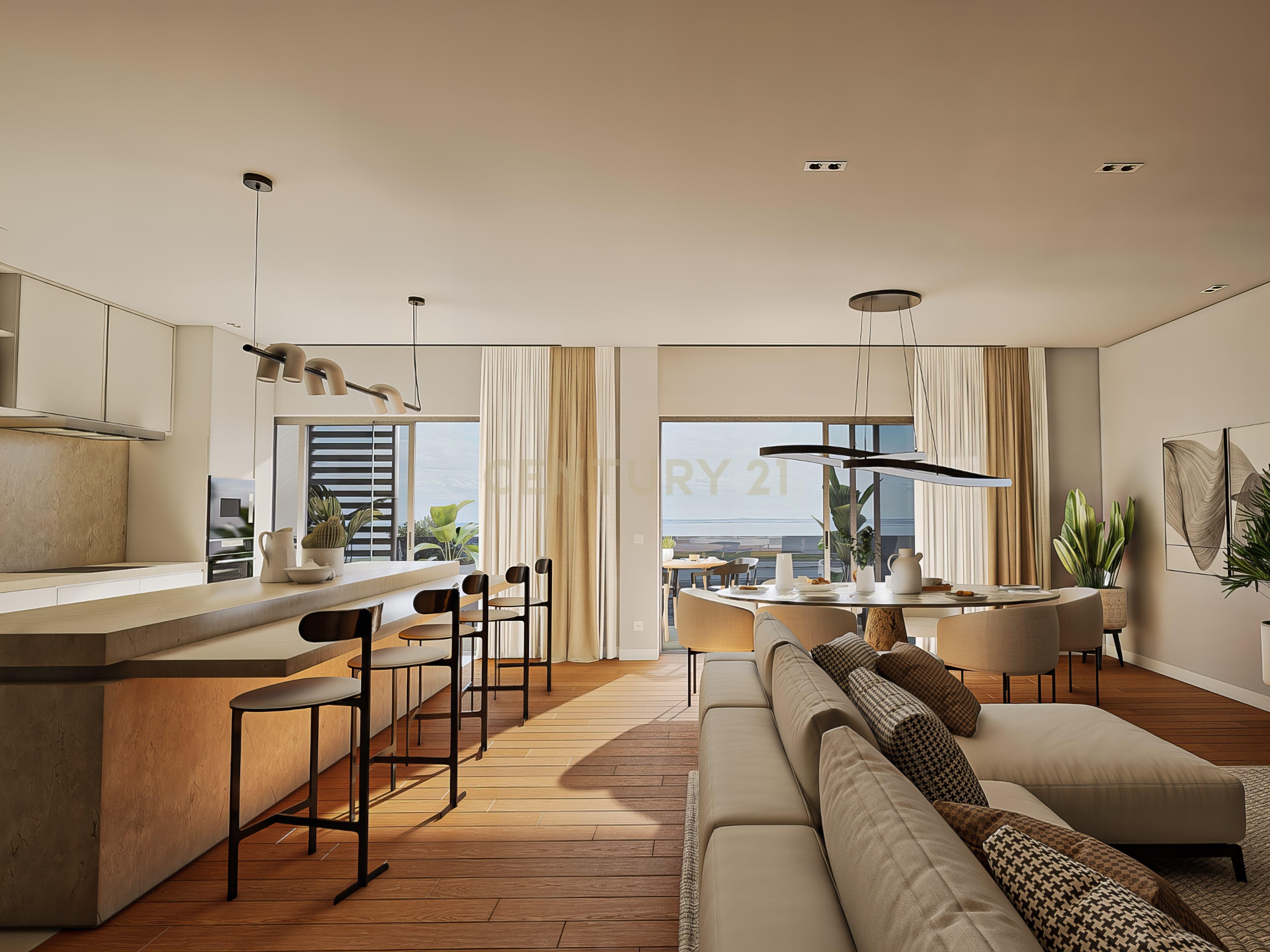 Apartamento T3 no último andar com vista rio em Iria Rio Residence - condomínio fechado com piscina - Image 8