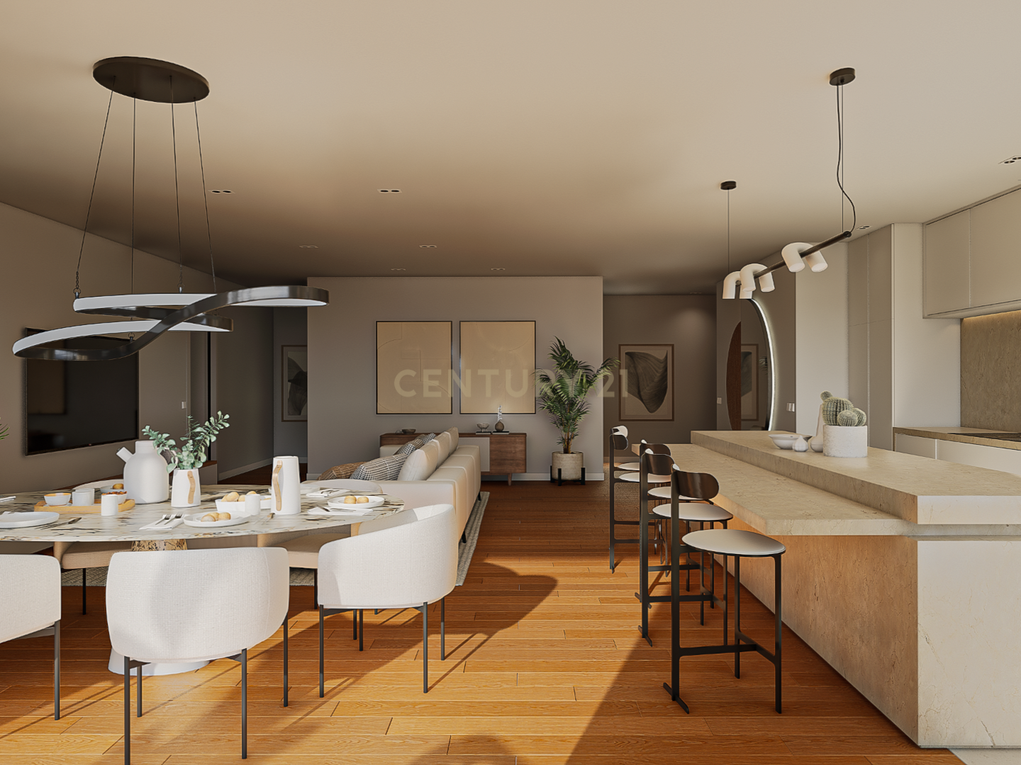 Apartamento T3 no último andar com vista rio em Iria Rio Residence - condomínio fechado com piscina - Image 10