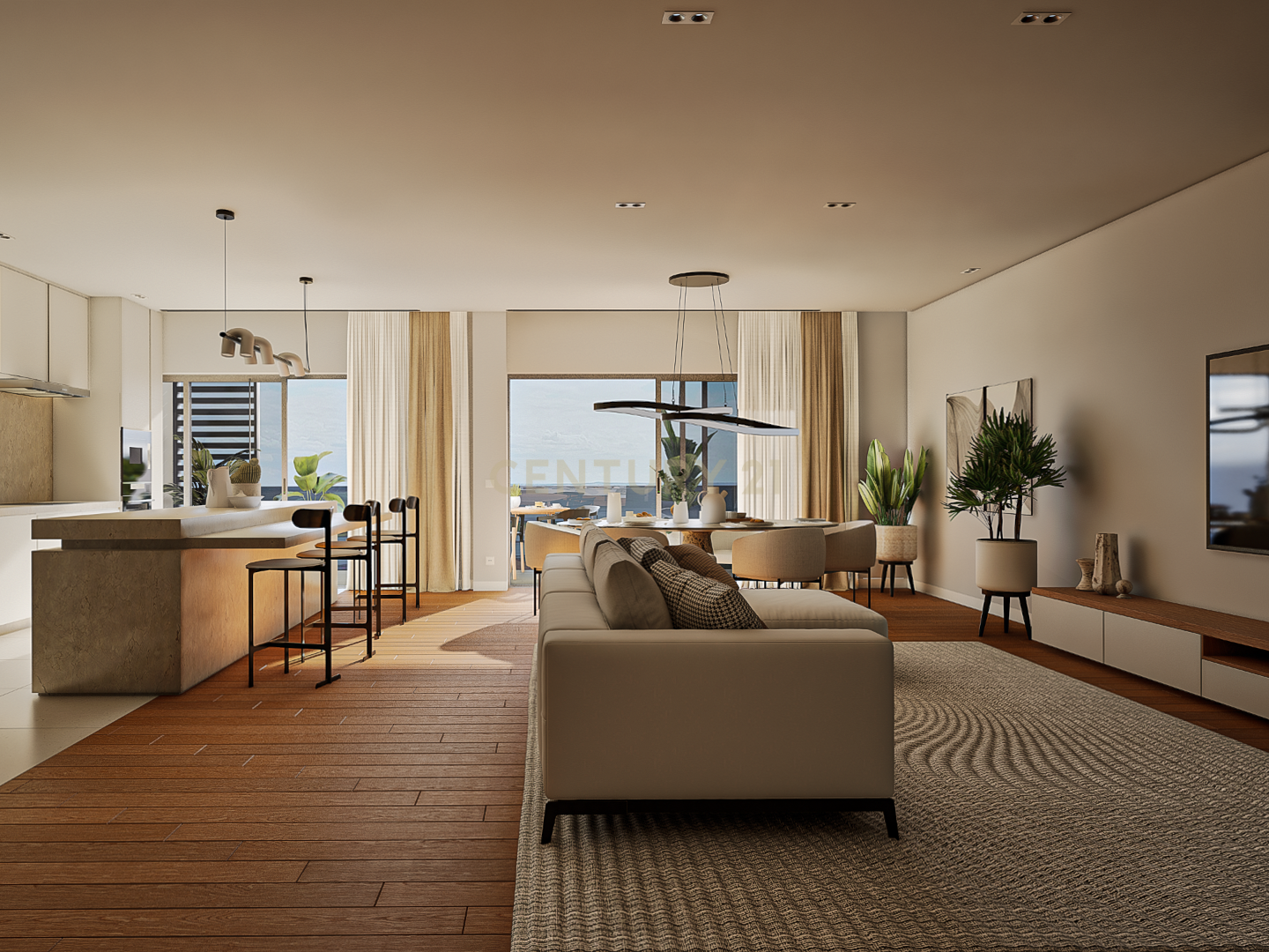 Apartamento T3 no último andar com vista rio em Iria Rio Residence - condomínio fechado com piscina - Image 7
