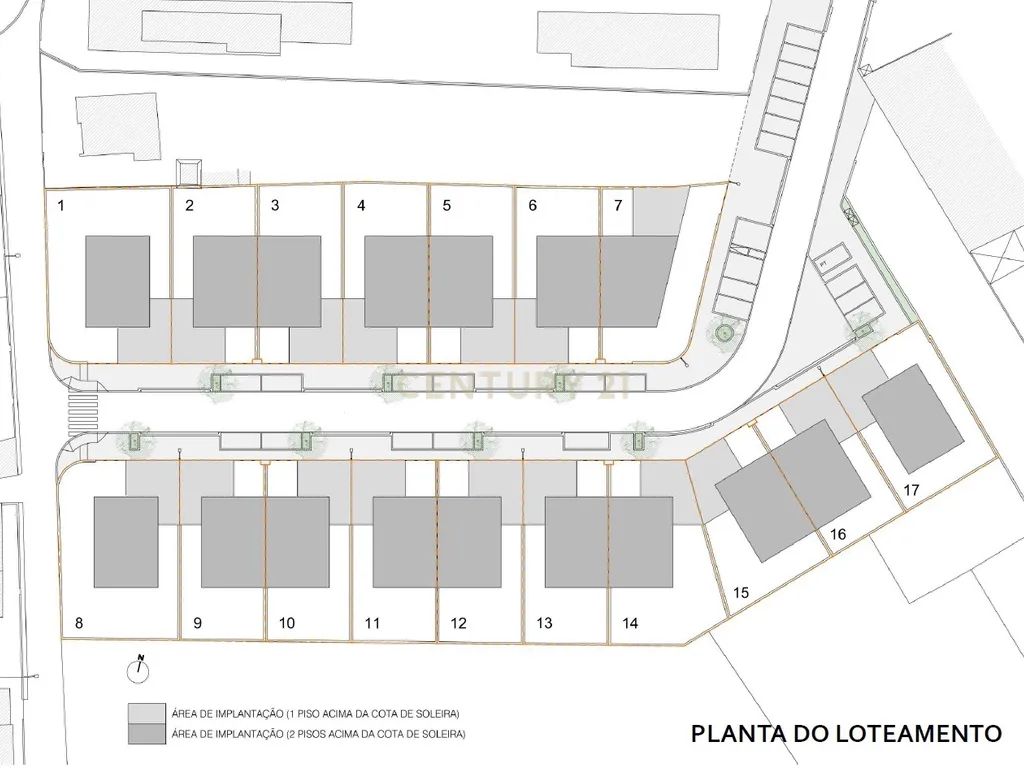 Terreno Urbano c/ projeto aprovado para 17 moradias, junto à Praia da Madalena - Image 1
