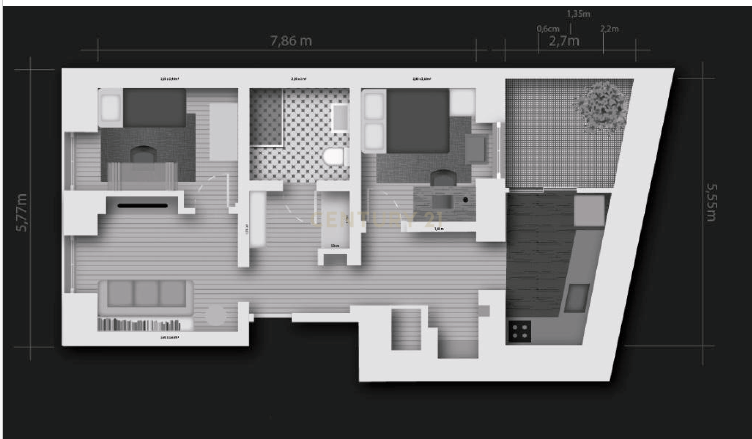Apartamento T2 - Estefânia - Lisboa - Image 20