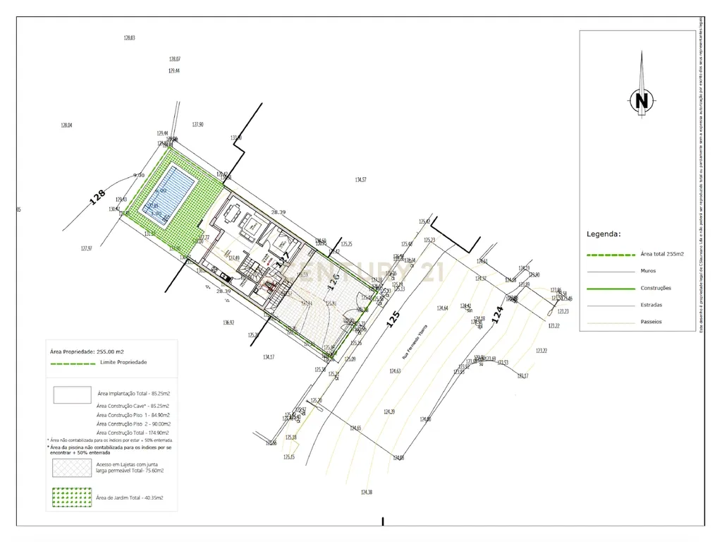 Lote de terreno com projecto aprovado para uma moradia tipo t3 com vista de mar - Image 14