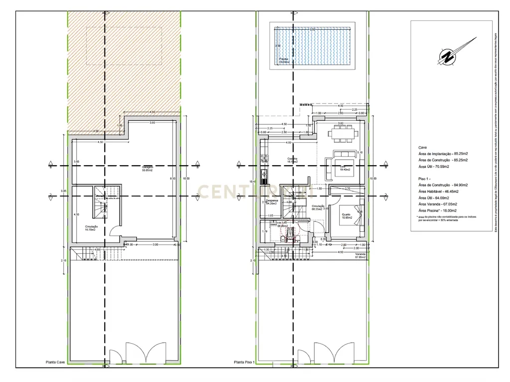 Lote de terreno com projecto aprovado para uma moradia tipo t3 com vista de mar - Image 16