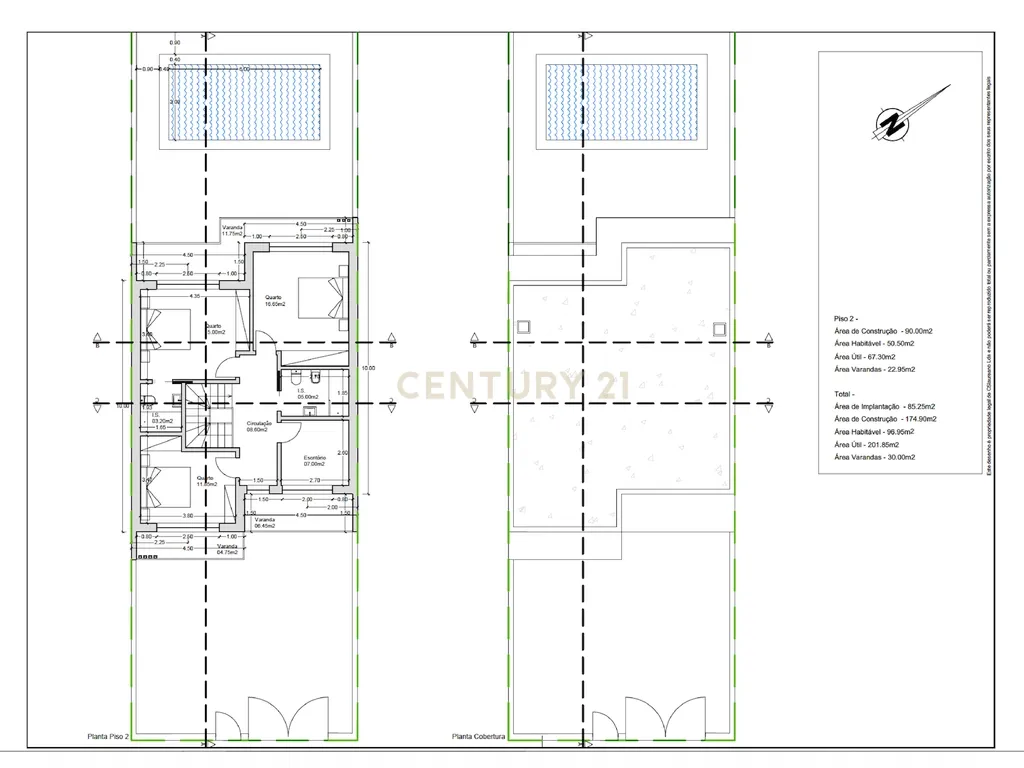 Lote de terreno com projecto aprovado para uma moradia tipo t3 com vista de mar - Image 15