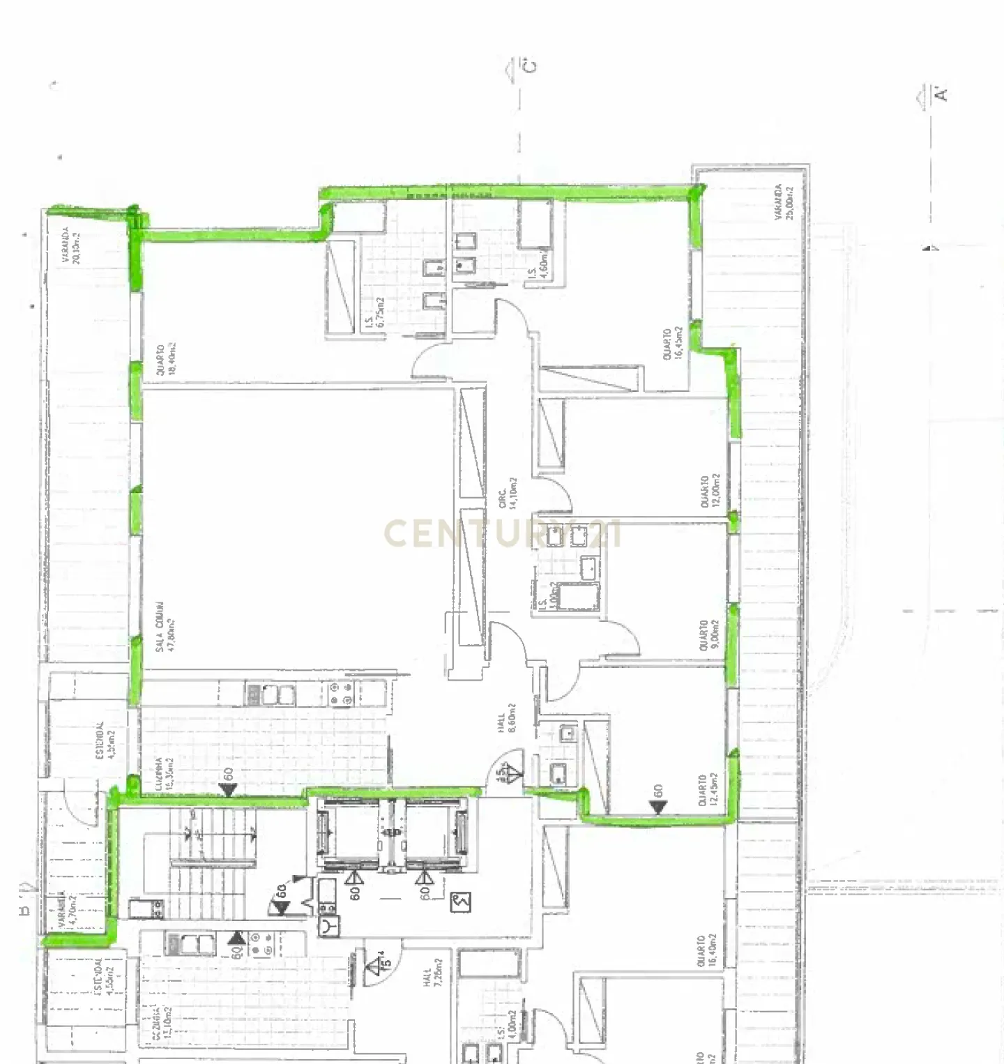Apartamento T5 de luxo na Urbanização Jardins do Cristo Rei. - Image 36