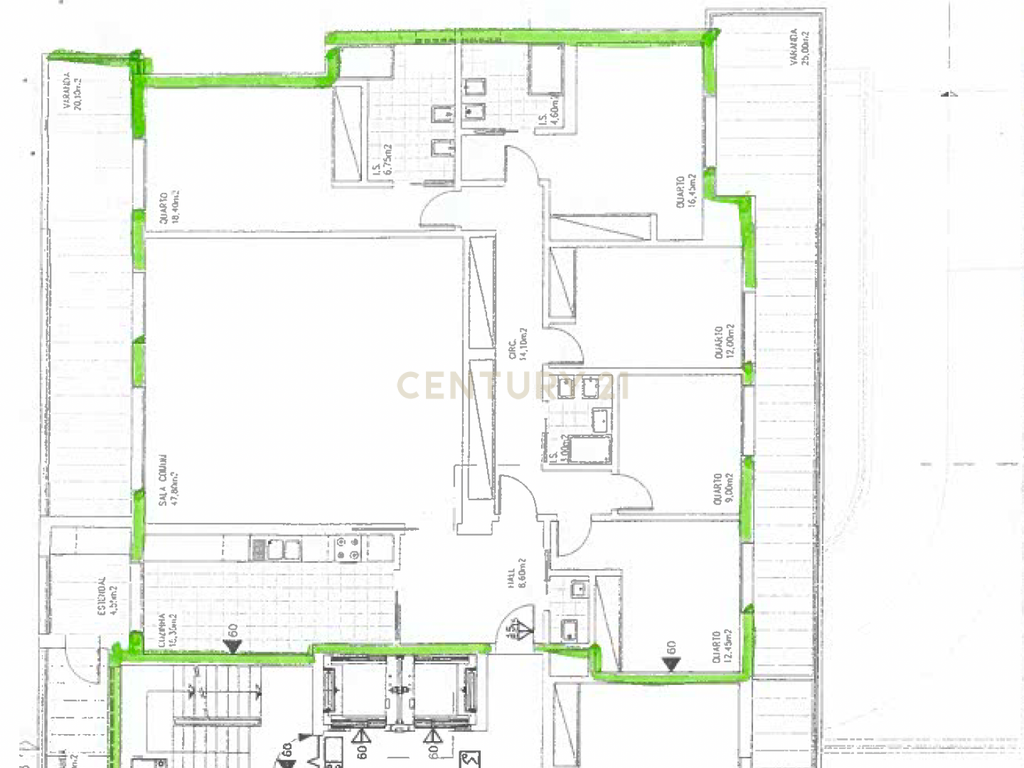 Apartamento T5 de luxo na Urbanização Jardins do Cristo Rei. - Image 36