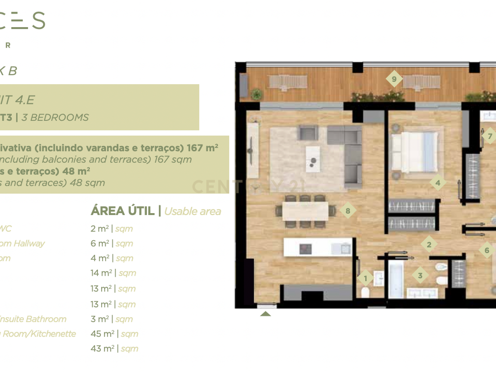Apartamento T3 Novo | Terraços MIREAR – Miraflores - Image 5
