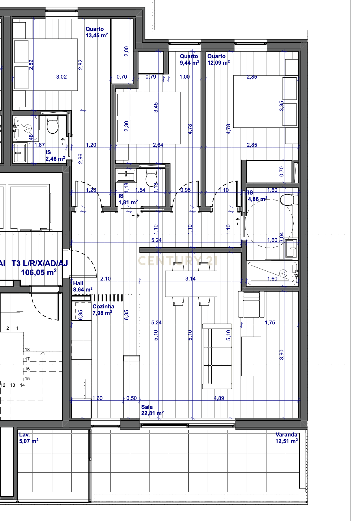 Apartamento T3 à venda em Fânzeres e São Pedro da Cova, Gondomar — foto 12