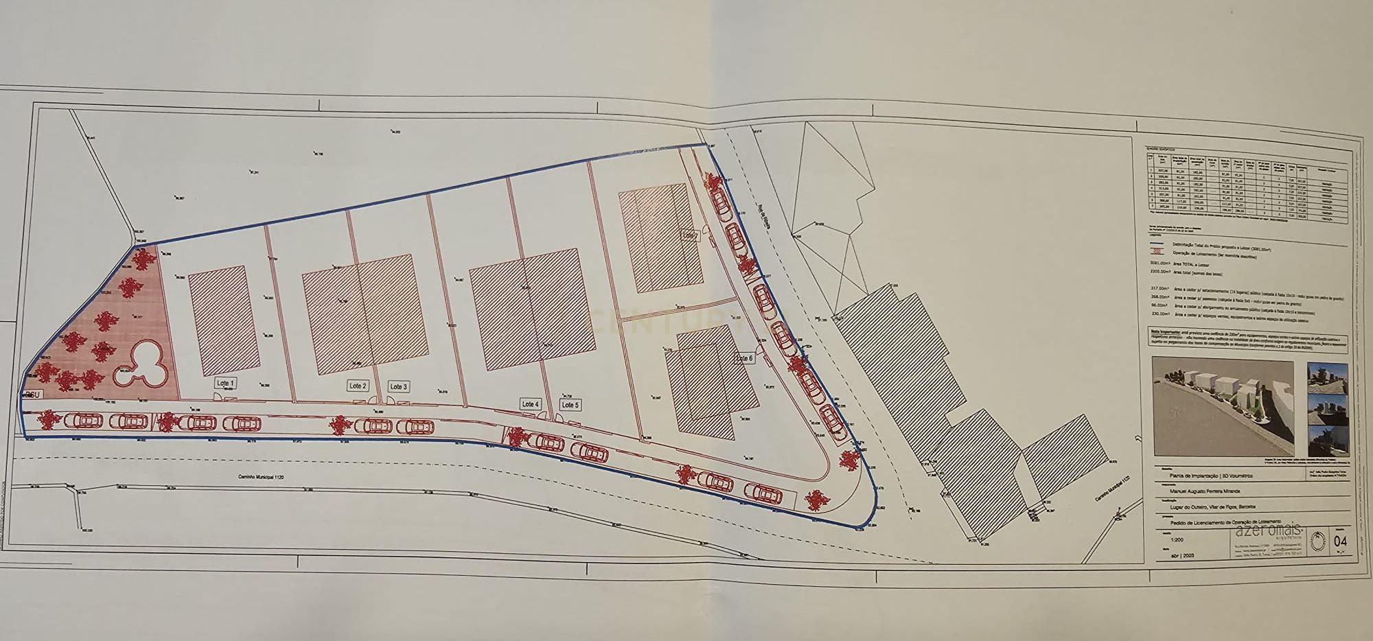 Fotografia 10 de Lote para construção de moradia de três frentes, Vilar de Figos, Lote3