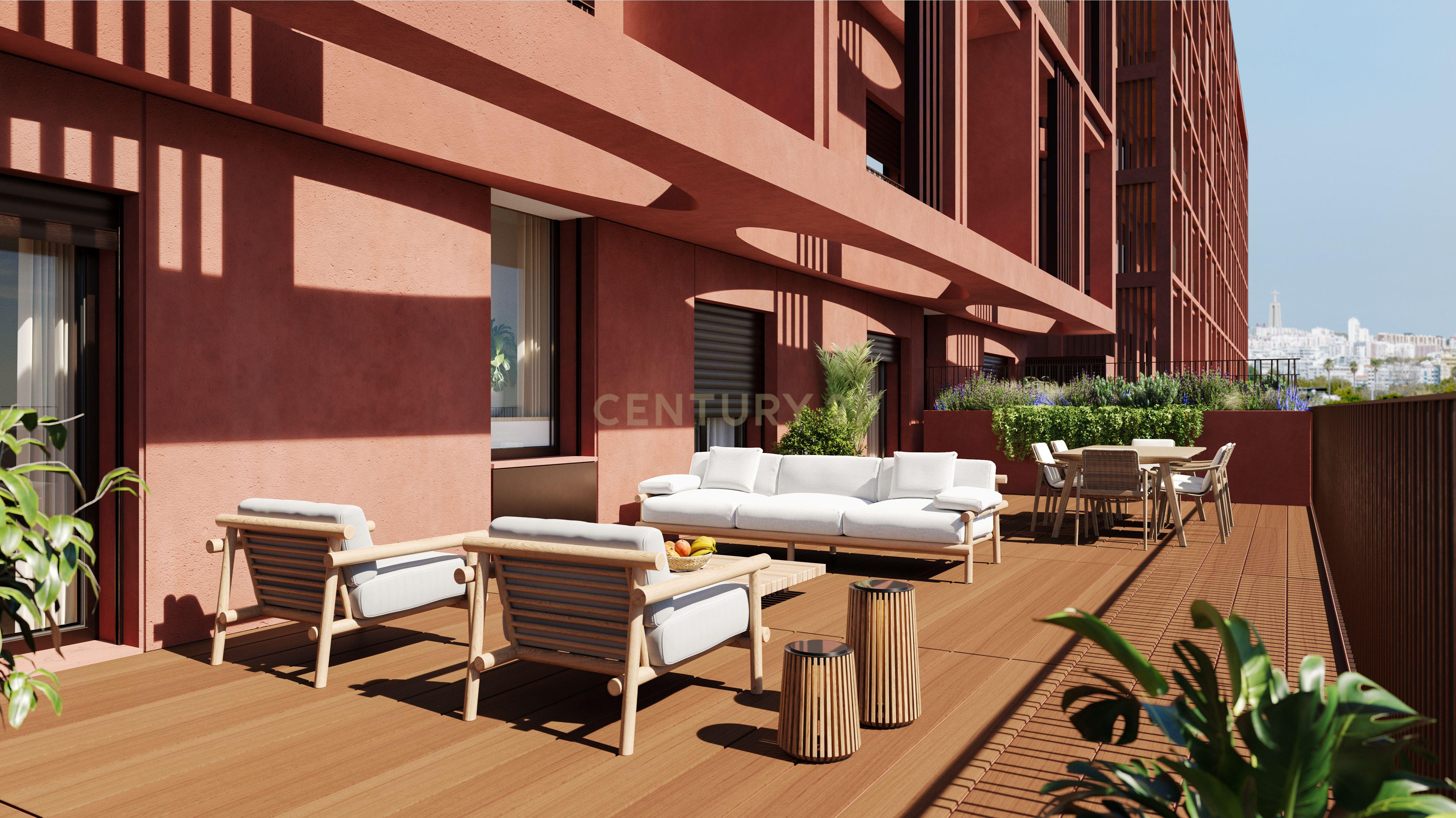 Apartamento T4 Duplex C/Terraço e Estacionamento - Empreendimento ALMAR, Almada - Image 1