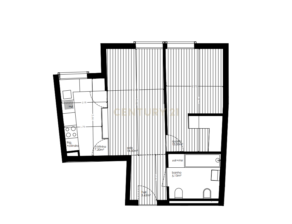 VILLA 458 - Tipologias T0 a T2 Duplex em Matosinhos, Senhora da Hora junto ao Metro - Image 20