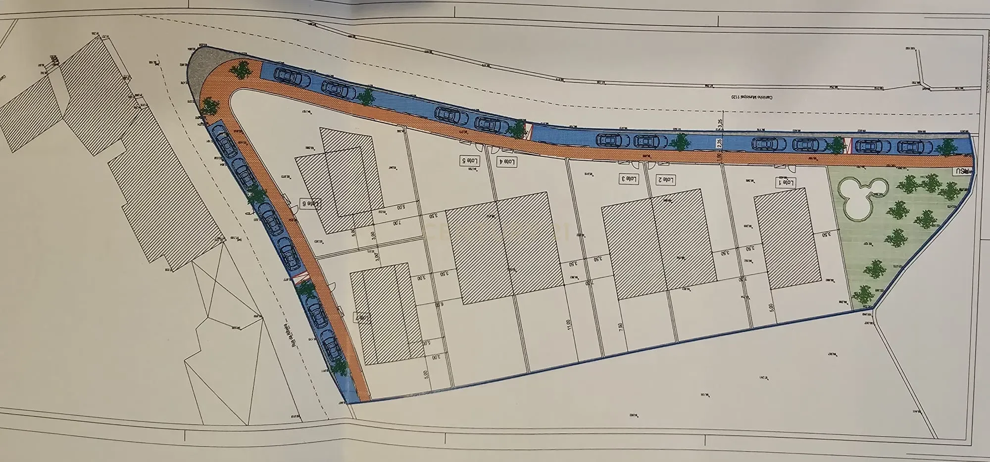 Fotografia 8 de Lote para construção de moradia de três frentes, Vilar de Figos, Lote3