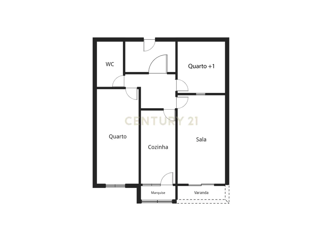 Apartamento T1+1 em Lavra, Matosinhos com Varanda e Piscina. - Image 19