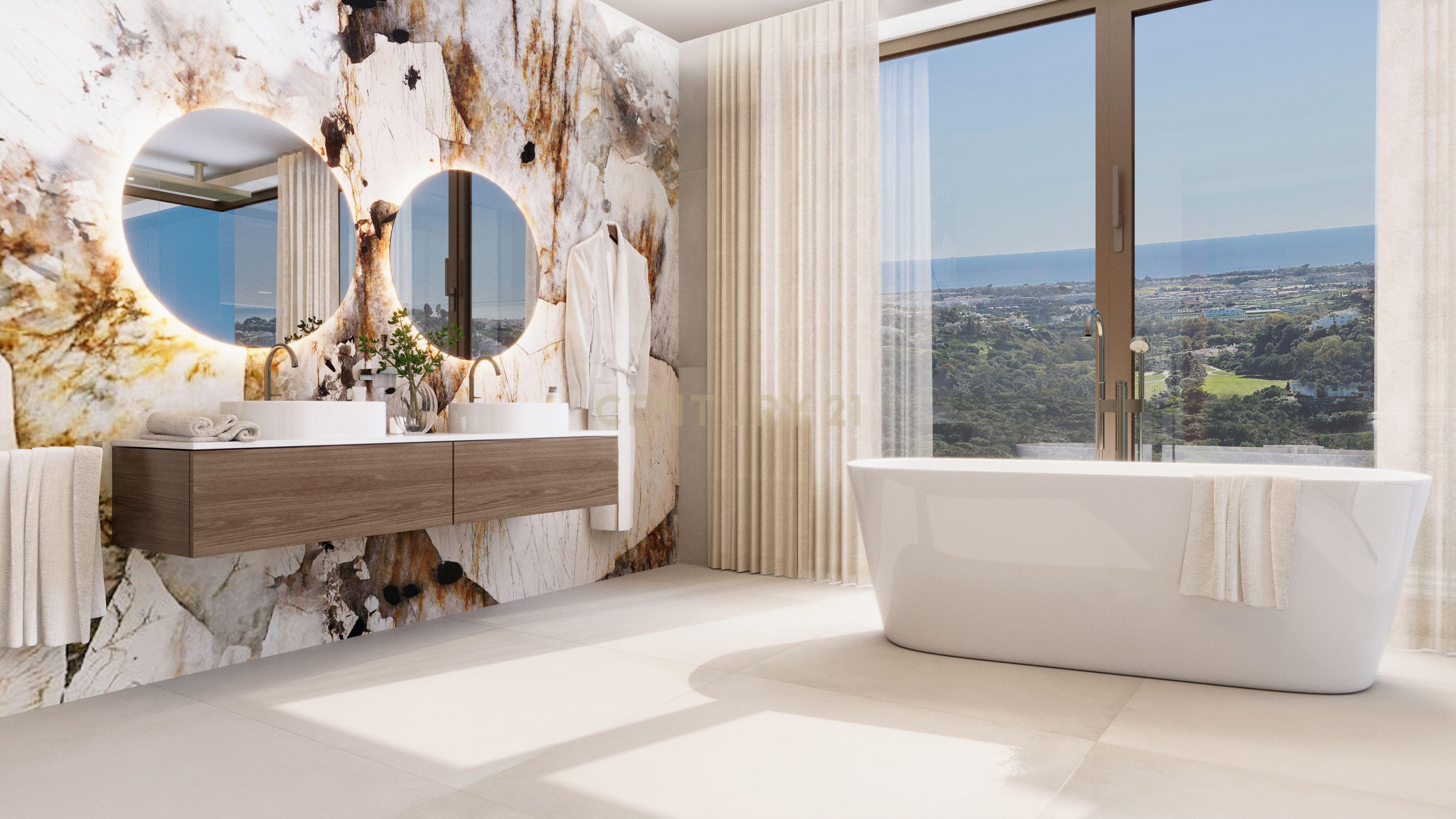 Villa Tiffany: Um Santuário Contemporâneo com Vistas Panorâmicas em El Madroñal, Benahavís - Image 14