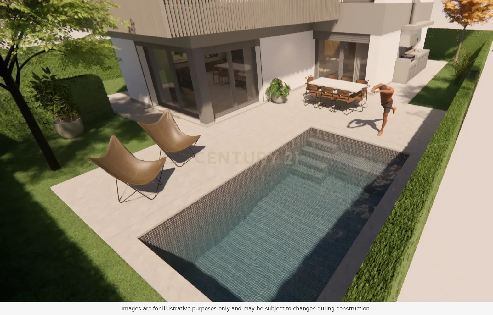 Fotografia 6 de Villa 140 | Moradia com Projeto de Arquitetura Contemporânea, Piscina e Jardim Privativo, em Construção na Aroeira