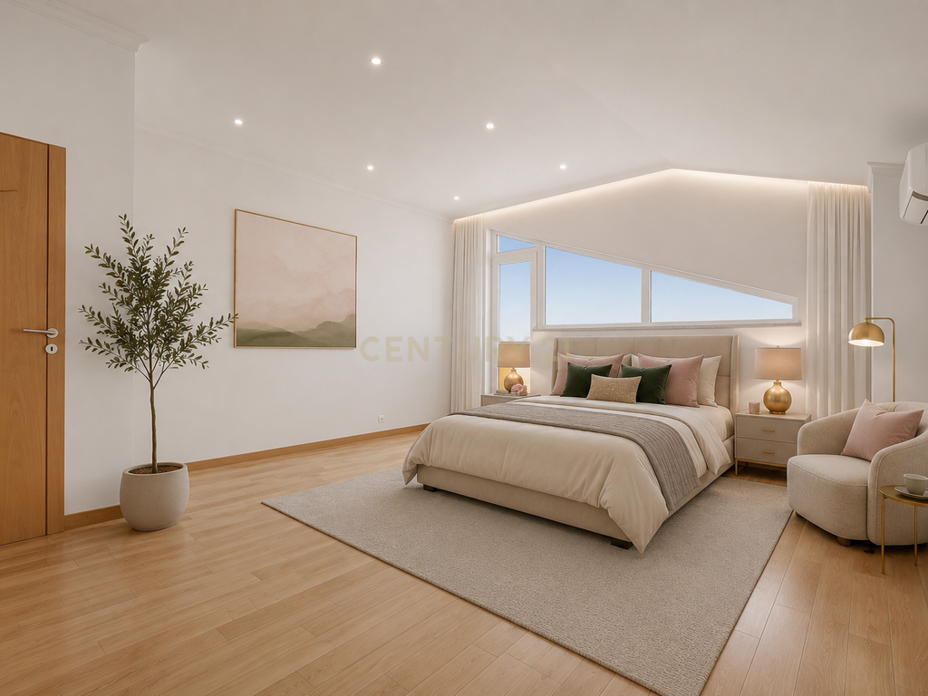Duplex Exclusivo | 1 Quarto + 3 Suites | Terraços | Vista Panorâmica sobre o Estuário do Tejo - Image 3