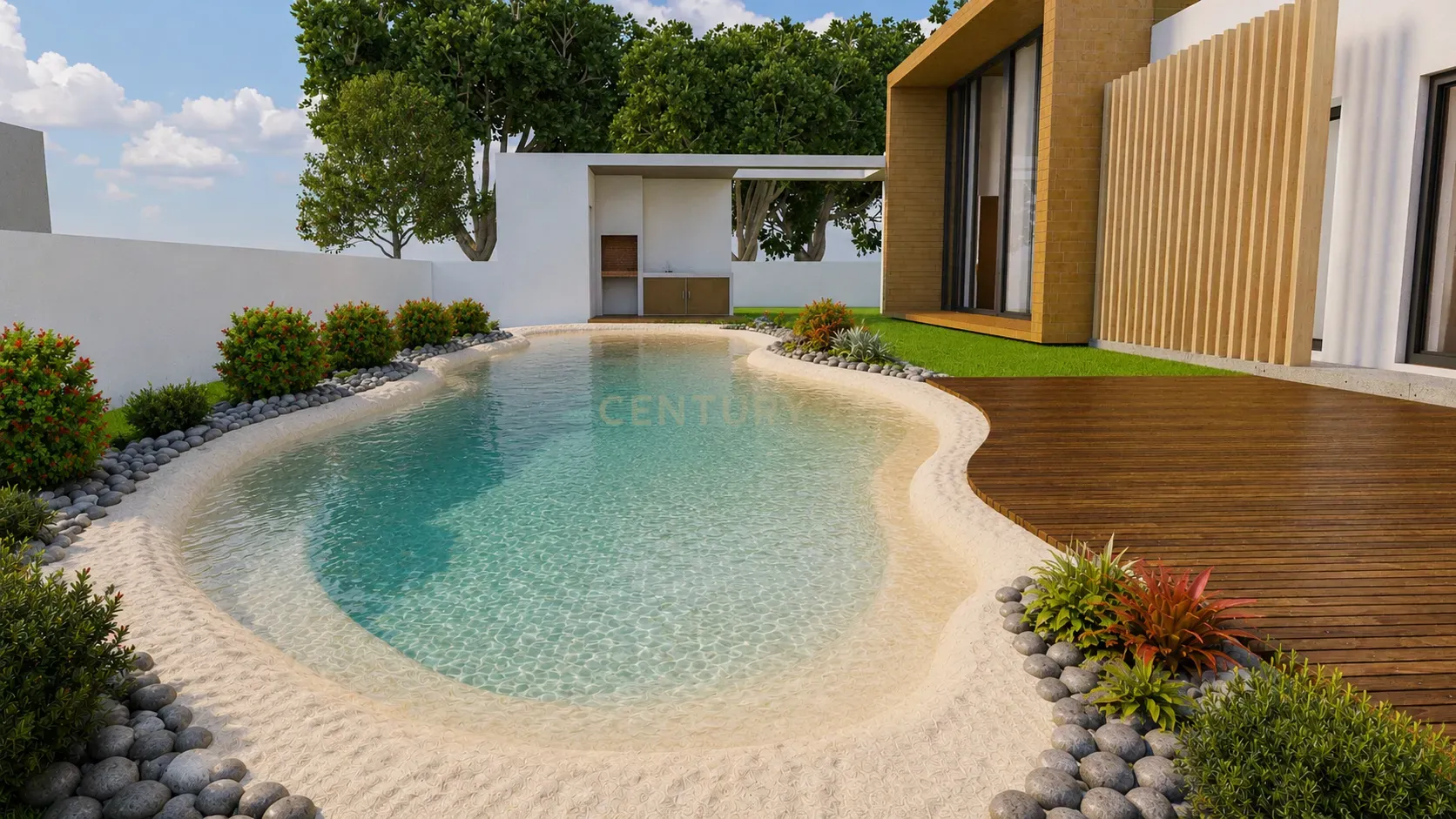 Fotografia 5 de MORADIA T4, EM CONSTRUÇÃO COM PISCINA, LOCALIZADA NA QUINTA DO ANJO