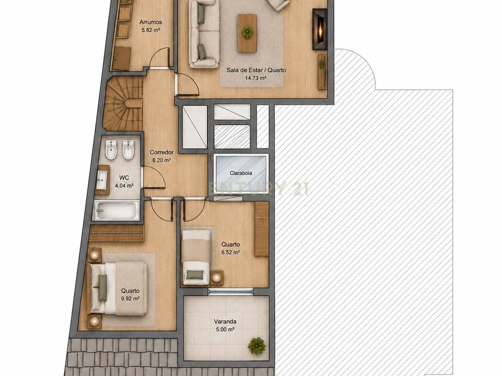 T3+2 Duplex renovado no Carvalhido, Porto | 147 m² - Image 55