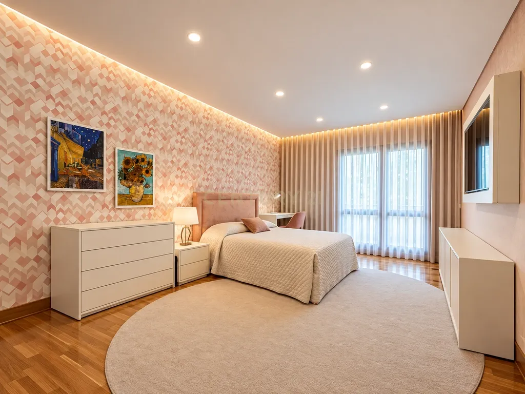 T4 com Piscina | Condomínio Privado PRATAGI | Segurança 24H | Alverca - Image 34