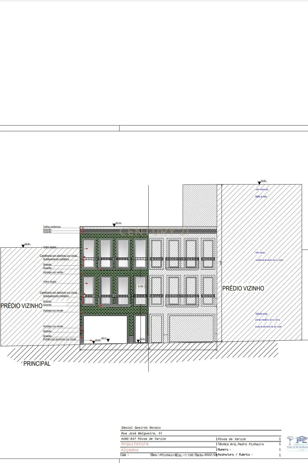 Prédio com Projeto Aprovado no Centro Histórico da Póvoa de Varzim - Image 23
