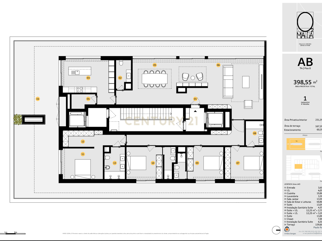 Apartamento T4 no Empreendimento O2 Maia | Espaço, Elegância e Conforto no Centro da Maia - Image 24