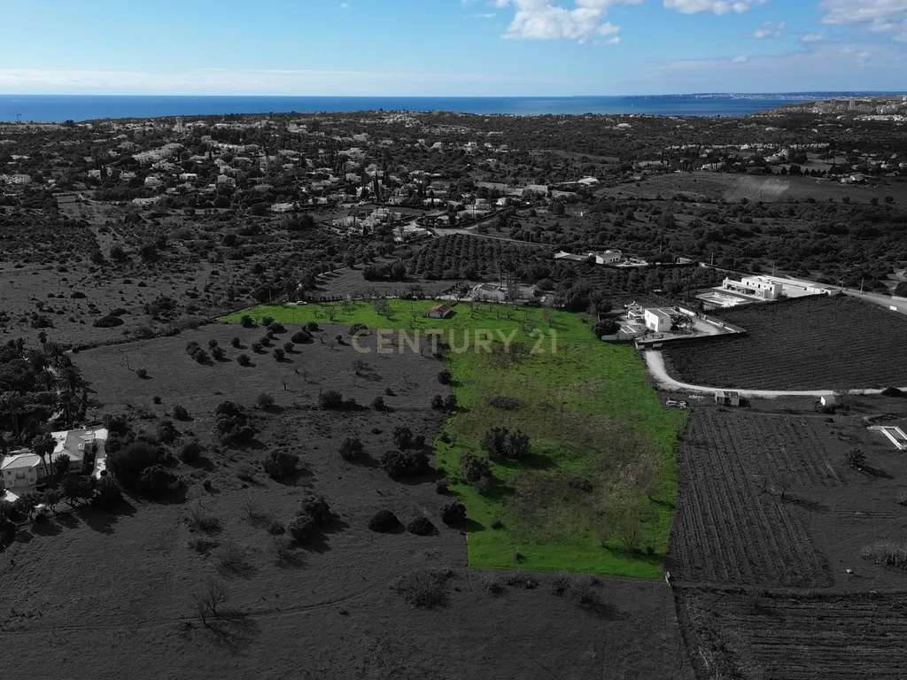 Quinta com ruína com uma área total de 16.970m2 e projeto aprovado para construção até 300m2, apenas a 5 minutos das praias. - Image 1
