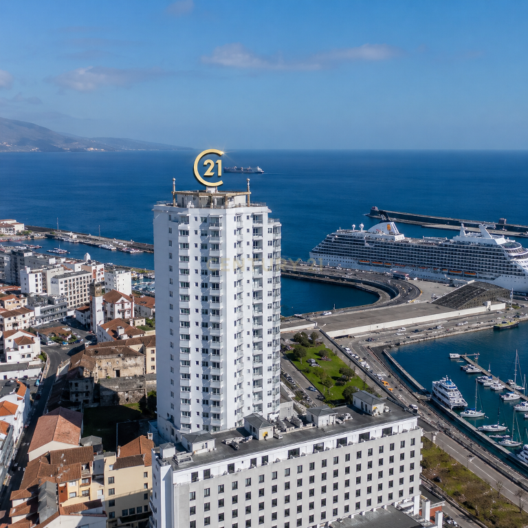 Penthouse T3 de Luxo no 20.º e Último Piso | Vista Mar Única sobre Ponta Delgada - Image 2